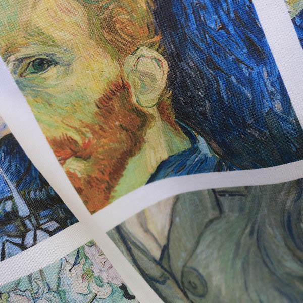 Rejilla cuadros Van Gogh - Camiseta unisex